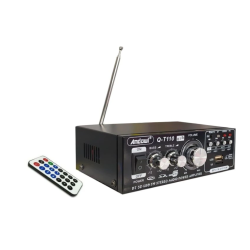 Amplificator Bass Profesional Andowl Q T110 Tip Statie cu Bluetooth Negru