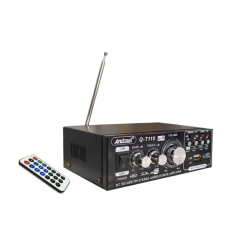 Amplificator Bass Profesional Tip Statie cu Bluetooth Negru Andowl QT110