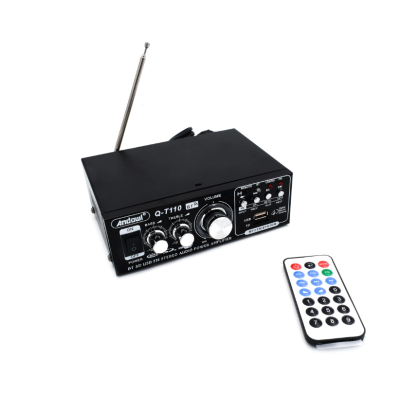 Amplificator Bass Profesional Tip Statie cu Bluetooth Negru Andowl QT110