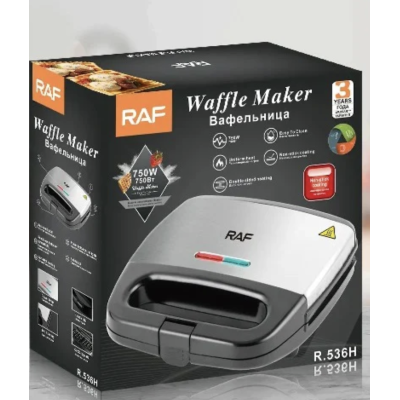 Aparat de Facut Gofre RAF R536H putere 750W Reglarea Automata a Temperaturii