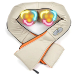 Aparat de masaj bej cu functie de incalzire