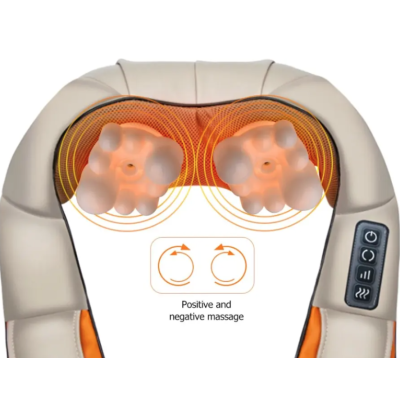 Aparat de masaj bej cu functie de incalzire