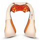 Aparat de Masaj Gat Umeri Spate Cervical Lombar Role 3D Infrarosu 24W Bej