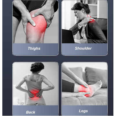 Aparat de masaj S2 cu 4 capete puternice afisaj LCD si manere ergonomice