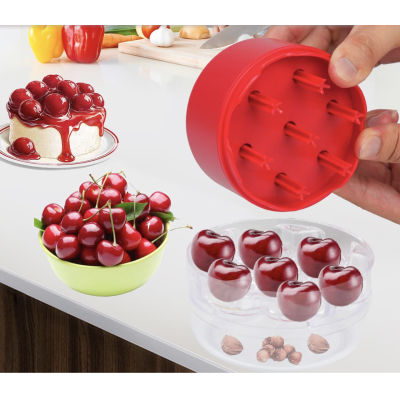 Aparat de scos samburi pentru cirese cu 7 gauri