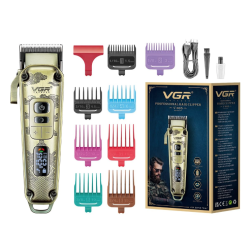 Aparat de tuns cu carcasa metalica premium VGR V 005 Afisaj LED