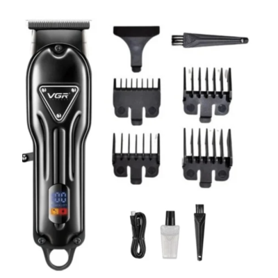 Aparat de tuns fara fir VGR V 298 cu 4 distantiere afisaj LED acumulator 1500mAh