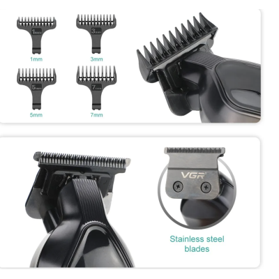 Aparat de tuns profesional V 921 fara fir cu 7 accesorii 4 distantiere