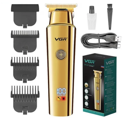 Aparat de tuns VGR 947 Auriu cu 4 atasamente