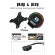 Aparat diagnosticare si afisaj informatii bord P15 pe parbriz digital OBD2 de tip HUD display pentru bord