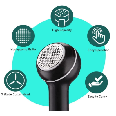 Aparat electric de curatat scame Daling DL-2012 Negru