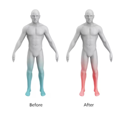 Aparat Electrostimulator EMS pentru masaj talpi