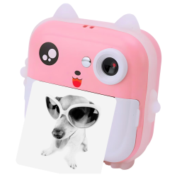 Aparat foto instant copii 10 role 48px FULL HD 5 jocuri player muzical Aparat foto instant copii 10 role 48px FULL HD 5 jocuri player muzical