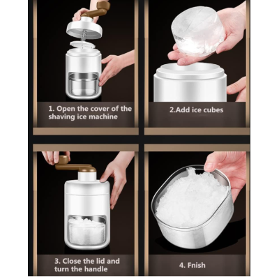 Aparat manual pentru maruntit gheata