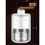 Aparat manual pentru maruntit gheata