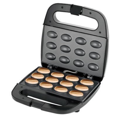 Aparat pentru Copt Forme Coji de Nuci R536G cu 12 forme 750W Placi Neaderente