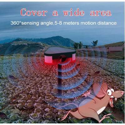 Aparat solar cu ultrasunete Q BJ911 si senzor de miscare impotriva daunatorilor