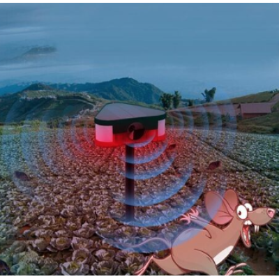 Aparat solar cu ultrasunete Q BJ911 si senzor de miscare impotriva daunatorilor