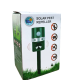 Aparat solar impotriva daunatorilor VERDE cu ultrasunete pentru gradina cu tarus buton on/off