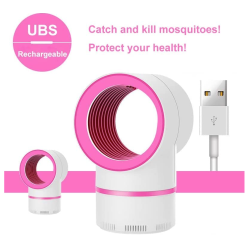Aparat tip lampa anti-insecte pentru interior/exterior ALB ROZ