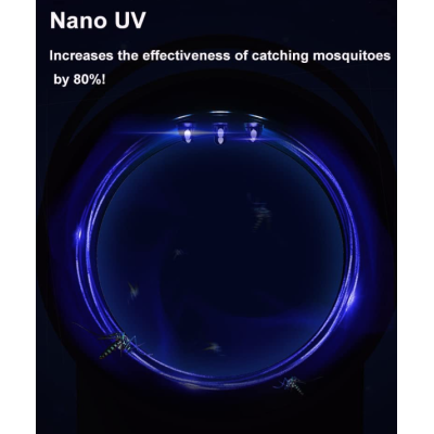 Aparat tip lampa anti-insecte pentru interior/exterior ALB ROZ