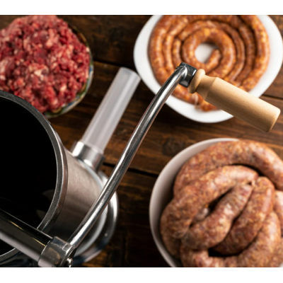 Aparat vertical de facut (umplut) carnati Craft Tec 3kg MX129 inox 5 palnii incluse