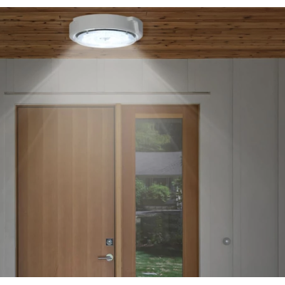 Aplica cu incarcare solara 100 W diametru 170 mm si telecomanda  alb rece