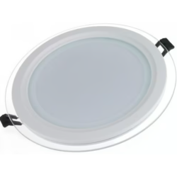 Aplica Rotunda 12W Led MAT incastrabila in tavan fals si rigips margine sticla