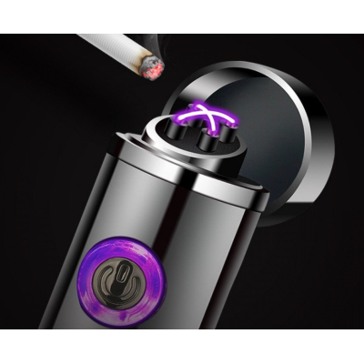 Aprinzator electric RD G032 arc dublu fara flacara rezistent la vant