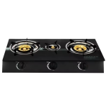 Aragaz plita sticla securizata cu 3 ochiuri quartz Gpl butelie