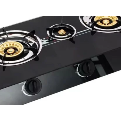 Aragaz plita sticla securizata cu 3 ochiuri quartz Gpl butelie
