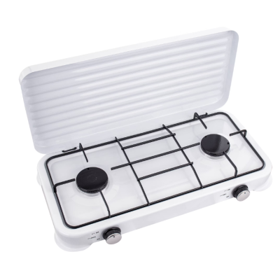 Aragaz portabil cu 2 ochiuri model 2833 alimentare butelie ALB