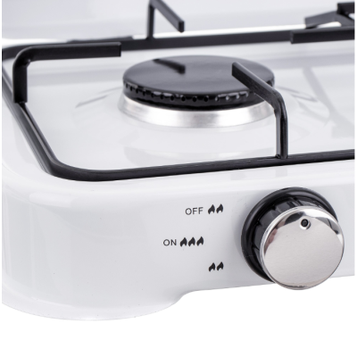 Aragaz portabil cu 2 ochiuri model 2833 alimentare butelie ALB