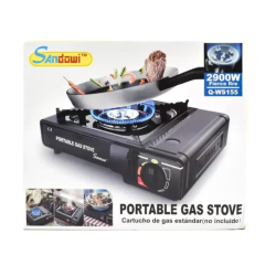 Aragaz portabil pe gaz 2900W Andowl Q WS155 Negru