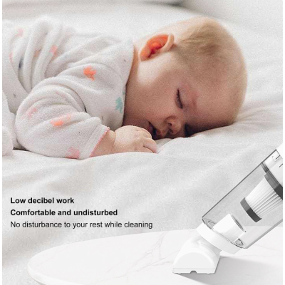 Aspirator ALB de mana JB-168 portabil silentios aspiratie puternica cu Usb 120W Alb