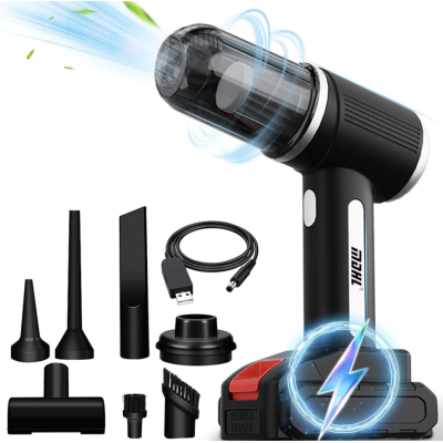 Aspirator auto portabil reincarcabil MDHL MD A3 cu acumulator si multiple capete Aspirator auto portabil reincarcabil MDHL MD A3 cu acumulator si multiple capete