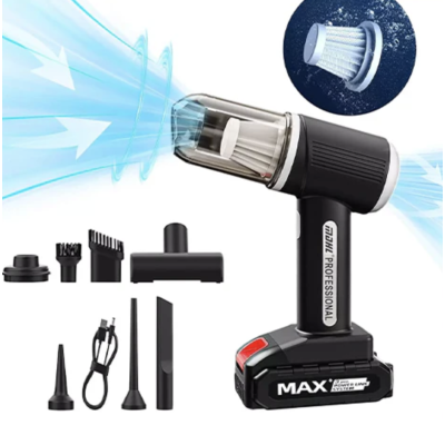 Aspirator auto portabil reincarcabil MDHL MD A3 cu acumulator si multiple capete Aspirator auto portabil reincarcabil MDHL MD A3 cu acumulator si multiple capete