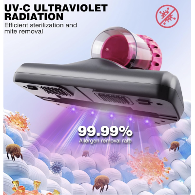 Aspirator multifunctional fara fir 4 in 1 pentru indepartarea acarienilor curatare saltele