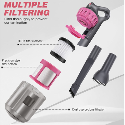 Aspirator multifunctional fara fir 4 in 1 pentru indepartarea acarienilor curatare saltele