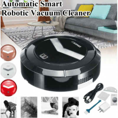 Aspirator robot de curatare Ximei inteligent cu acumulator alb/negru