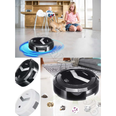 Aspirator robot de curatare Ximei inteligent cu acumulator alb/negru