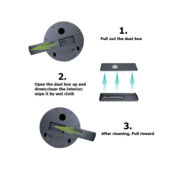 Aspirator tip robot negru