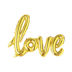 Balon din folie PartyGo Love FB 0522 Auriu