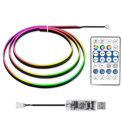 Banda acrilica Symphony 120 cm, lumina ambientala auto RGB, alimentare USB
