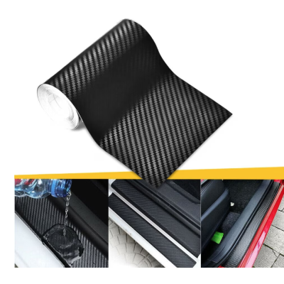 Banda Adeziva Carbon 10 cm x 5 metri pentru Protectie si Tuning Auto LY