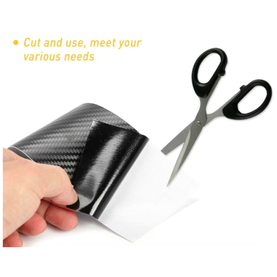 Banda Adeziva Carbon 10 cm x 5 metri pentru Protectie si Tuning Auto LY