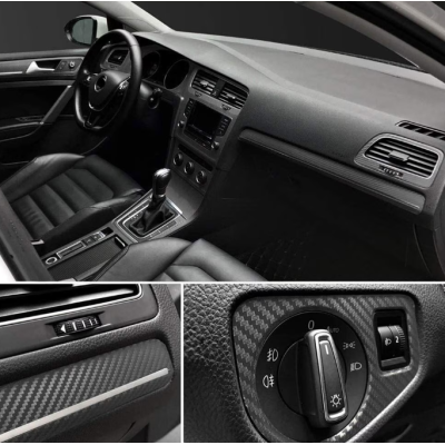 Banda Adeziva Carbon 10 cm x 5 metri pentru Protectie si Tuning Auto LY