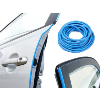 Banda ALBASTRA de protectie auto pentru usi din cauciuc  5M