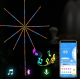 Banda artificii LEDBluetooth/USB Control prin telecomanda/telefon RGB Sincronizare audio 2 cm Multicolor