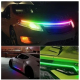 Banda decorativa LED Q D304 RGB pentru masina lungime 1,8m 12V cu aplicatie
